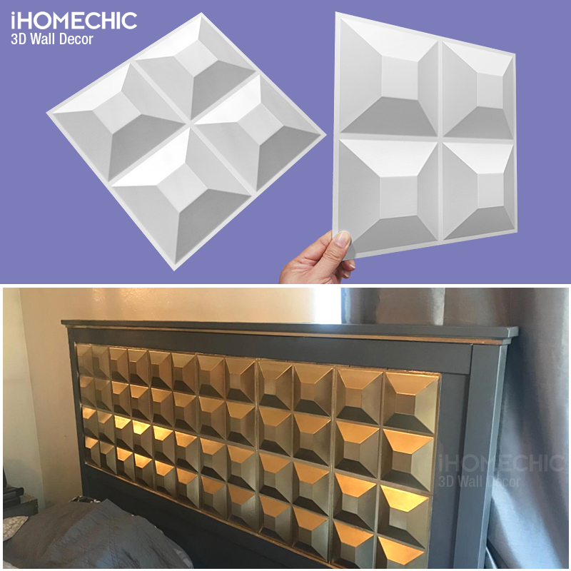 Pvc Panel Background - 30cm 3D duvar paneli dalgalı çizgiler