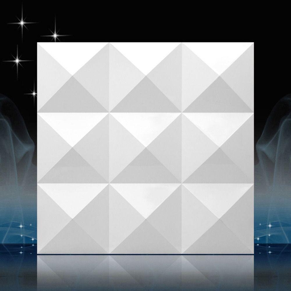 Beyaz 3D Duvar Paneli 50*50cm  - Pvc Panel Background incelemesi ve fiyatı