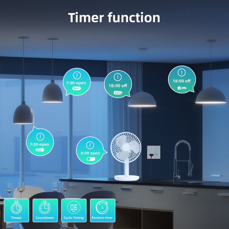 MOES Tuya WiFi Akıllı Priz, 4  - Timer Dual Outlet incelemesi ve fiyatı